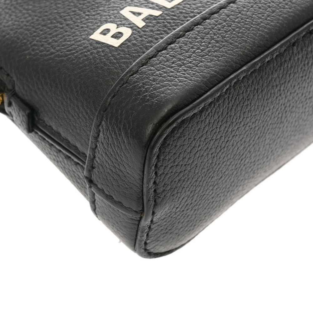 BALENCIAGA Ville Top Handle Black Leather Handbag - Picture 6 of 9